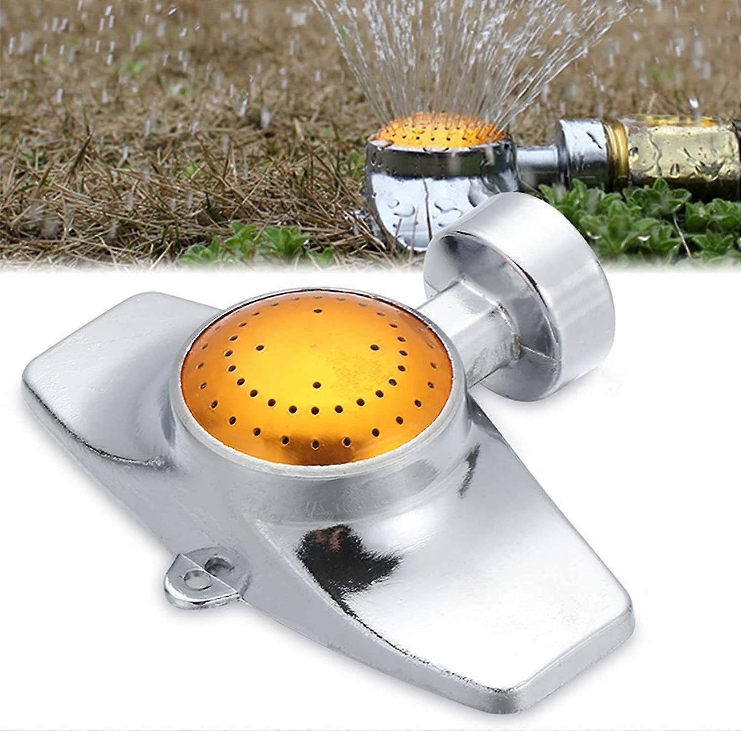 Metal Spot Sprinkler, 360 Degree Square Circle Pattern Sprinkler with Soft Water Flow