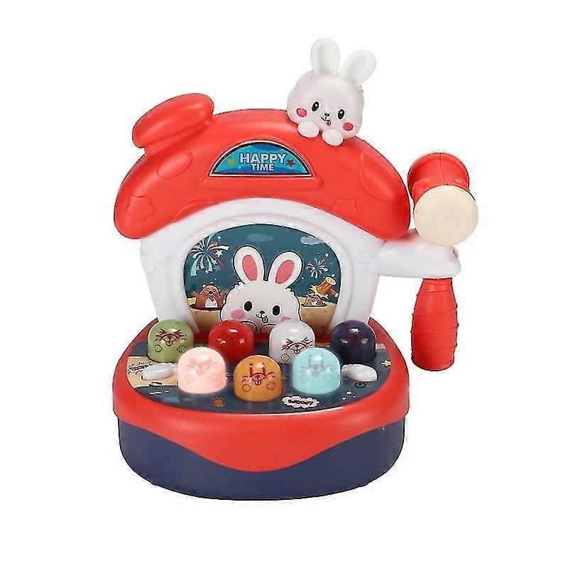 Cartoon Hamster Baby Education Toy With Music Sound Light Enlightenment Old Parent-child Interactive Game