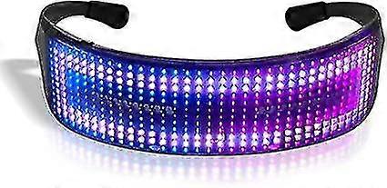 Full Color Luminous Glasses Led Glasses Bluetooth Full Color With Programmable Pattern