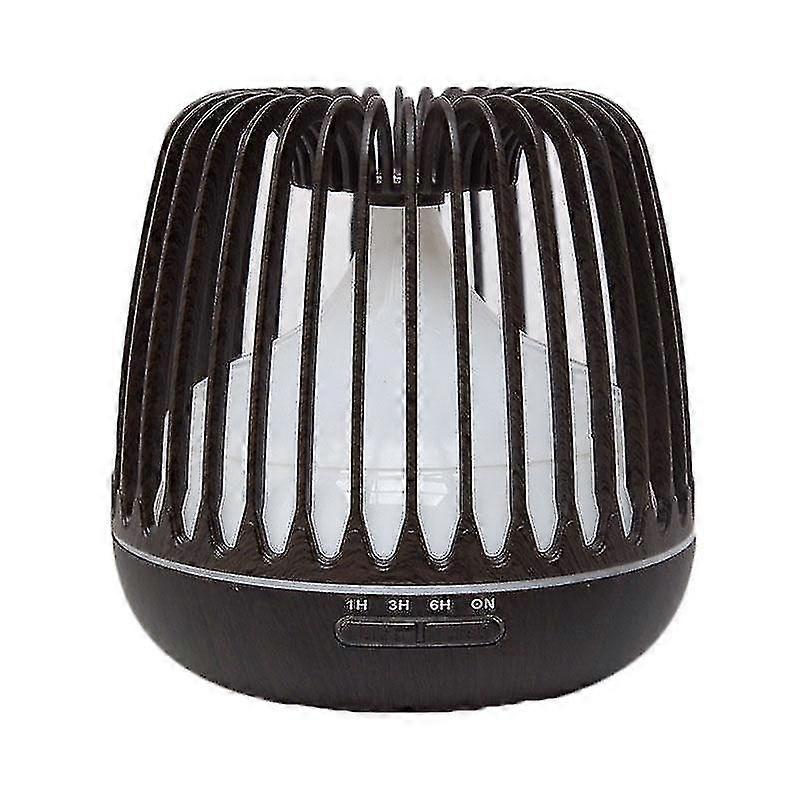 Humidifiers 500ml Aroma Oil Diffuser Ultrasonic Air Humidifier Wood Grain