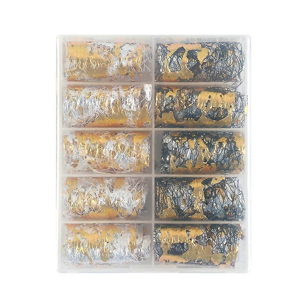 And Silver Foil Art Holographic Foil Patch Art Sequins 3d Flash Line Diy Accessories Art