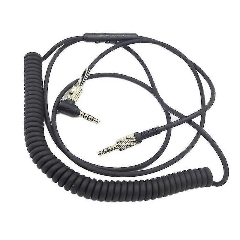 Spring Audio Cable Cord Line For Marshall Major Ii 2 Monitor Bluetooth Headphone