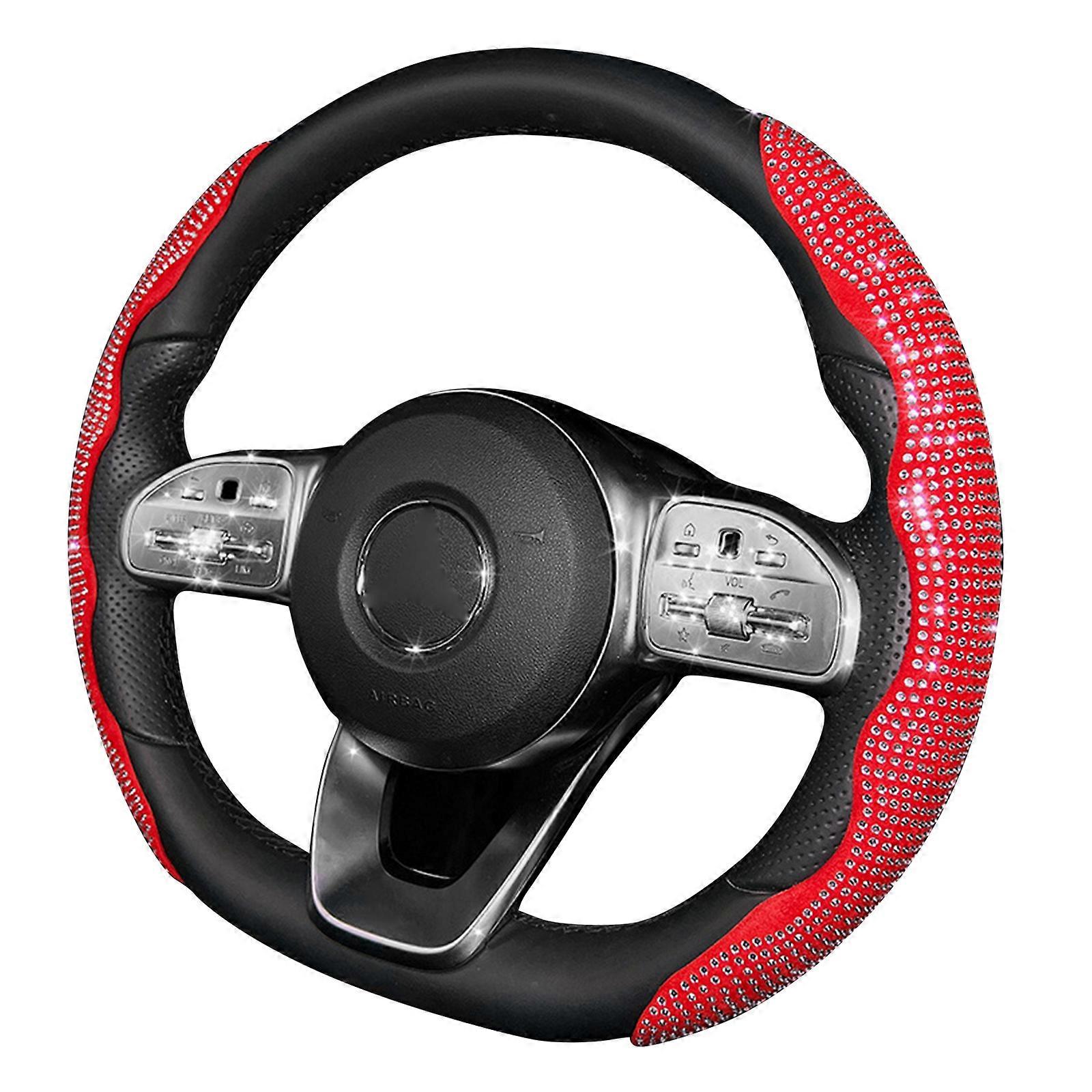 Elegant Steering Wheel Trim Anti-scratch Better Grip Damping Universal Fits