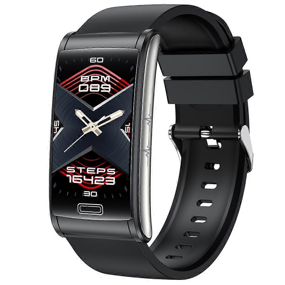 E600 smartwatch ECG+PPG blood glucose blood oxygen heart rate blood pressure monitoring weather information exercise meter steps