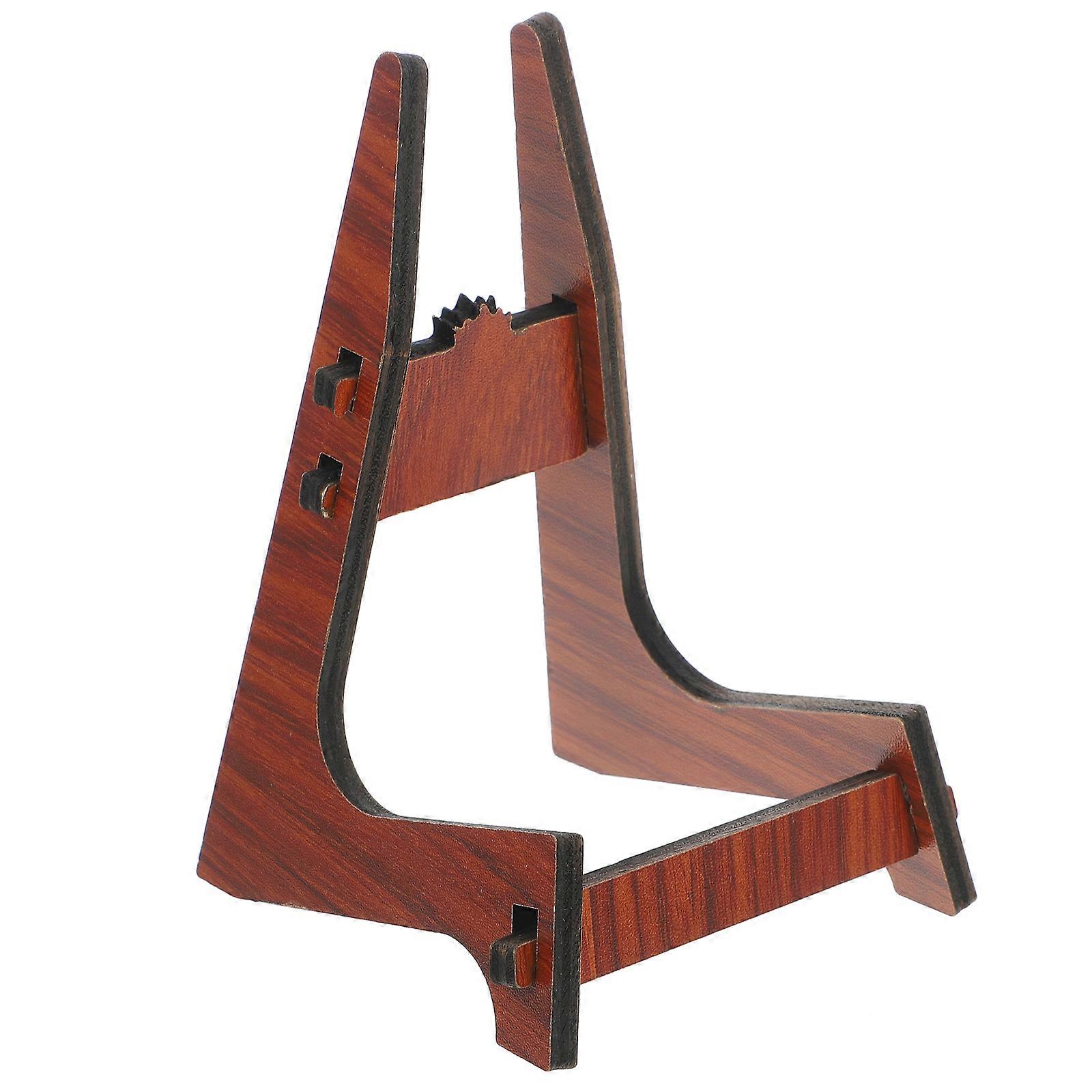 Stojak na gitarę Drewniana gitara Wyświetlanie stojaka podłogowego Uchwyt na ukulele do sklepu domowego