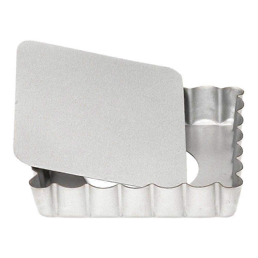 Patisse mini quiche pan with removable bottom 10cm Silver-top P03559
