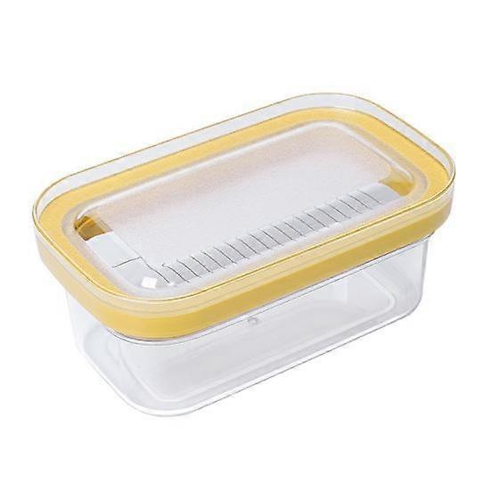 Butter Slicer Cutter Box Butter Container with Airtight Lid Stainless Steel Cutting Wire Butter Slicer Box for Fridge Storage