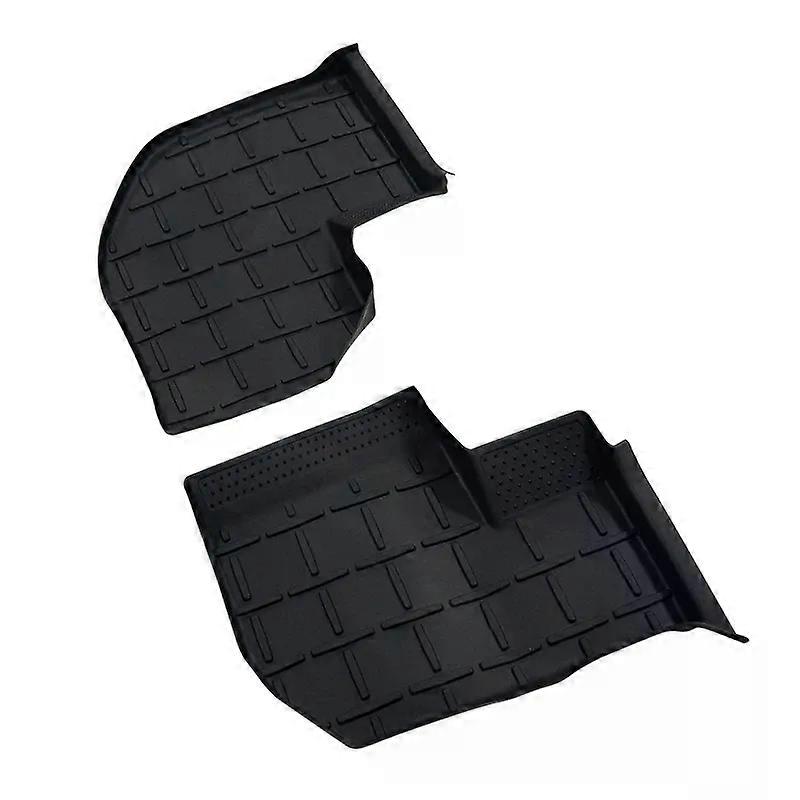 2 PCS black Floor Mats mat for Yamaha Wolverine RMAX