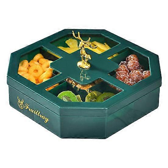 Multi-functional Candy Box Stackable Divided PP Creative Snack Plates for Kitchen