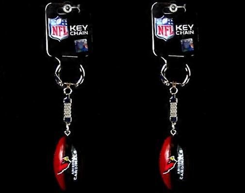 アリゾナカージナルスNFLフットボールキーホルダー2パック