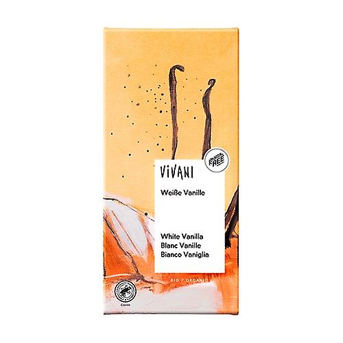 White chocolate with vanilla bourbon bio 80 g (Vanilla - Chocolate)