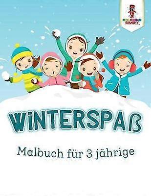 Winterspa Malbuch fr 3 Jhrige