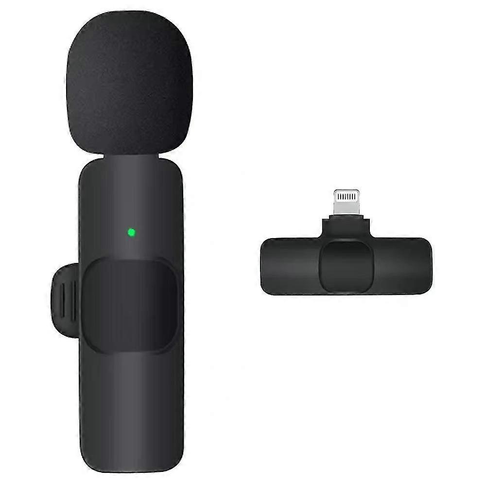 Wireless Lavalier Microphone Mini Mic For Tiktok Recording Vlog Live Streaming Noise Reduction