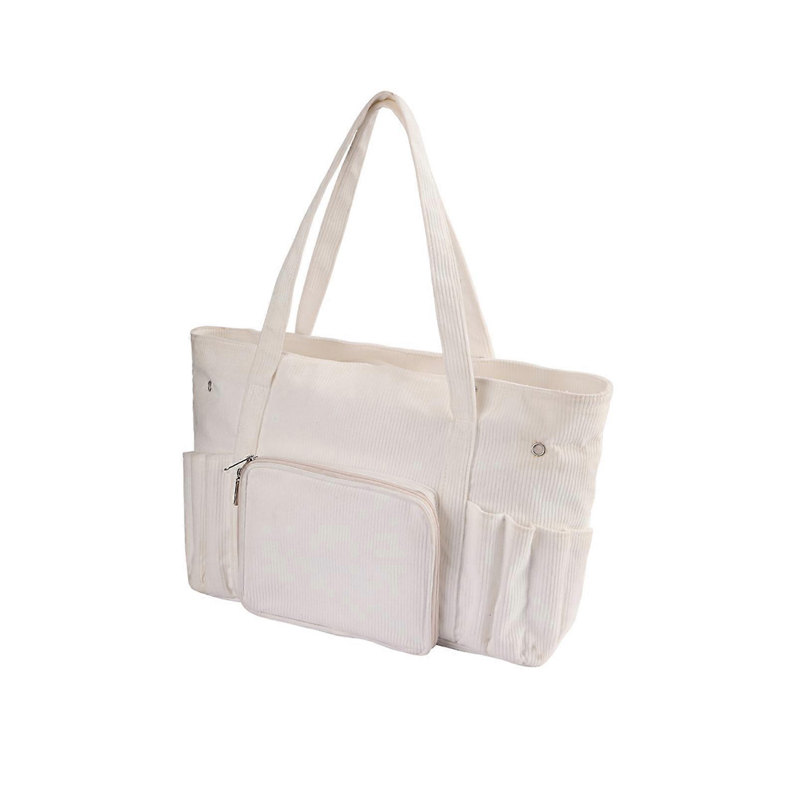 حقيبة الكروشيه الحياكة منظم حقيبة تخزين الغزل حقيبة مشروع السفر الحرفية لنمط الكروشيه ، الغزل ، الخطاف ، إبرة بيضاء