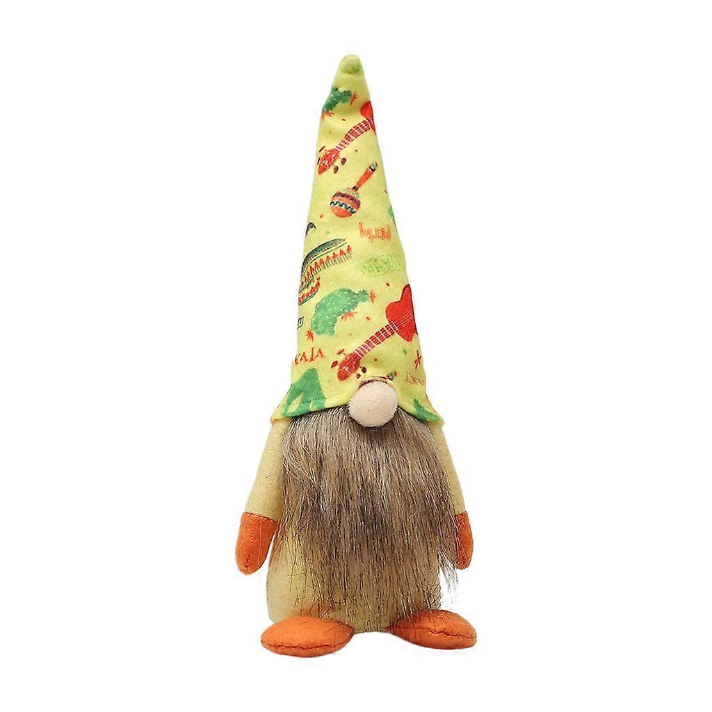 Meksika Karnavalı Gnome El Yapımı İsveç Nisse Tomte Elf Cüceleri Ev Dekorasyonu