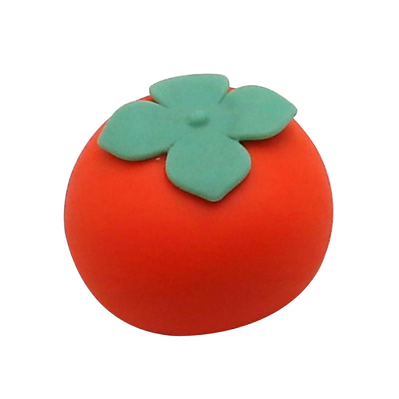 Creative Fruit Vent Simulation Persimmon Pinch Music Student Decompression pu5244
