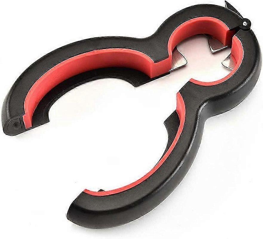 Multi Opener, Stainless Steel Manual Jar Opener Non-Slip Open Sesame Can Opener Lid Twist Off