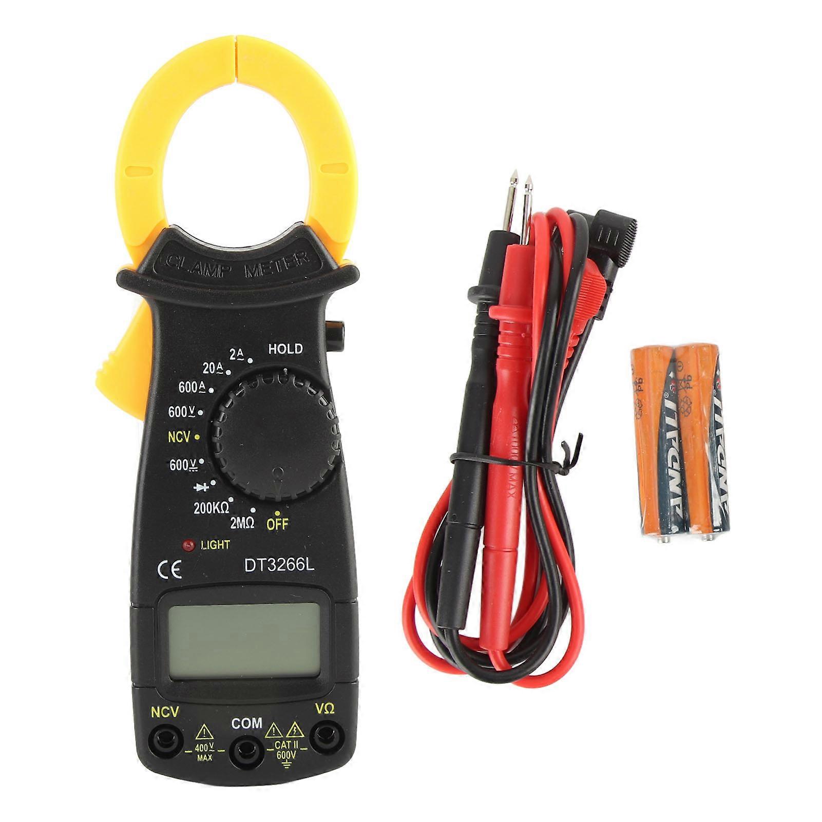 Digital Clamp Multimeter LCD Display Intelligent Meter Smart Tester Electrician Tool