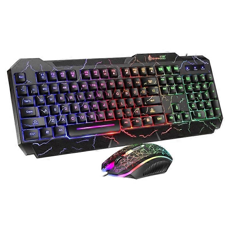 Wired RGB Color Backlight Keyboard Mouse Kit