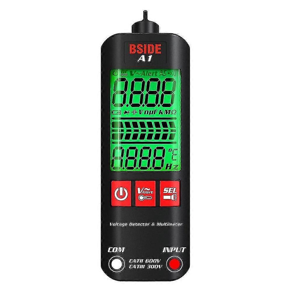 Bside A1 Mini Multimeter LCD Digital Tester Spannungsdetektor 2000 Zählungen DC / AC Spannung Frequenz Widerstand Ncv Kontinuität Live Draht Neutraler Draht Chec