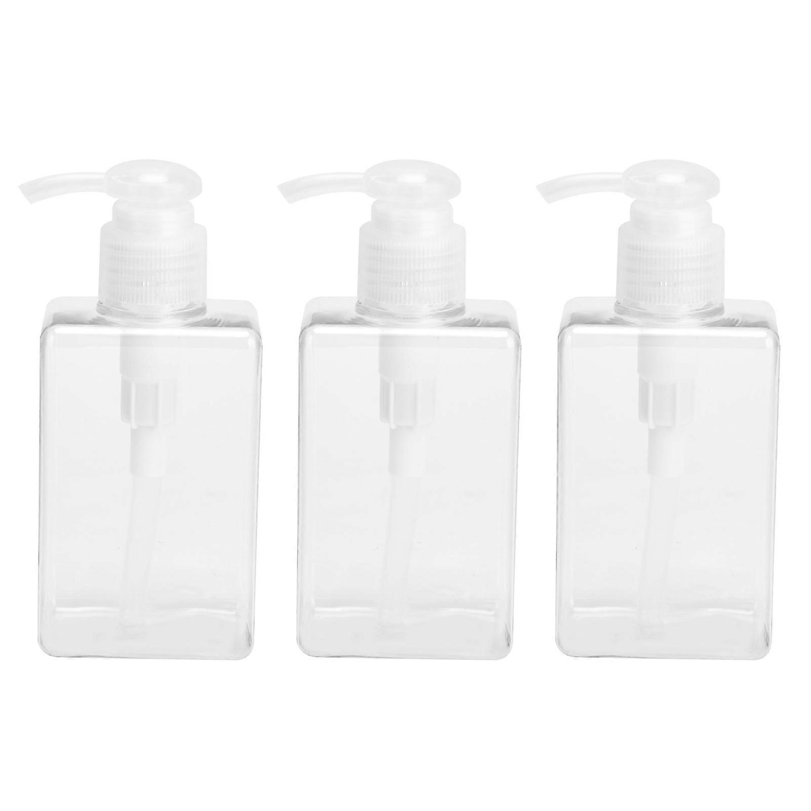 3PCS 150ml Pump Bottles Empty Plastic Hand Soap Containers - Set of 3, Press Pump Bottles For Kitchen And Bathroom