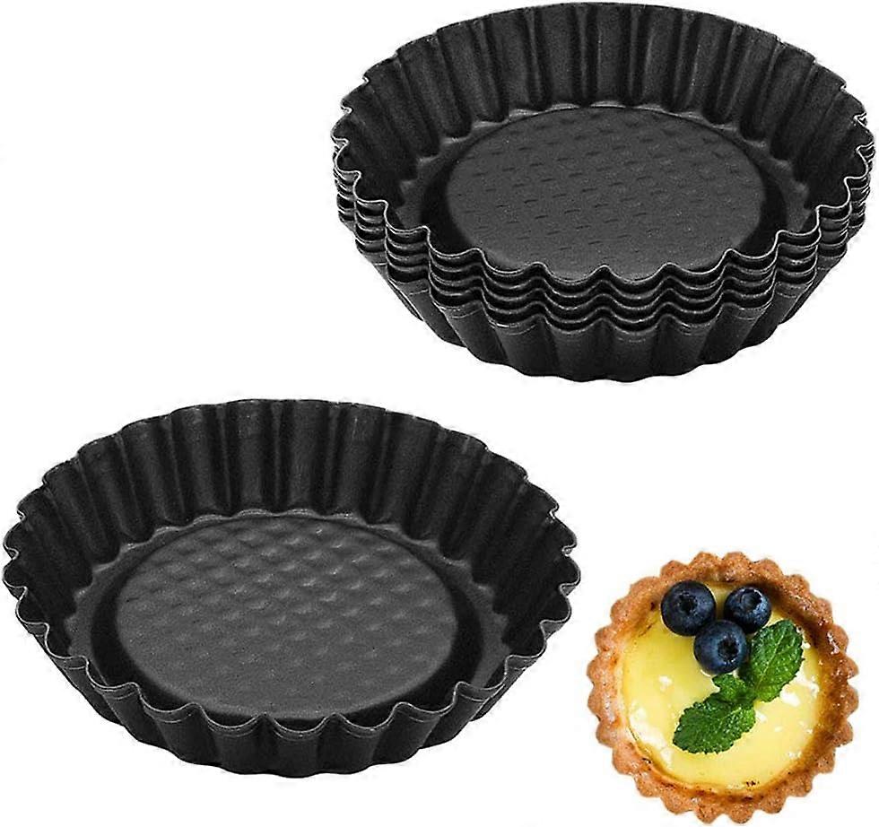 Artisanal Mini Tart Shells, Culinary Versatility Redefined with Nonstick Food Grade Material, 6-Piece Set for Exquisite Mini Desserts