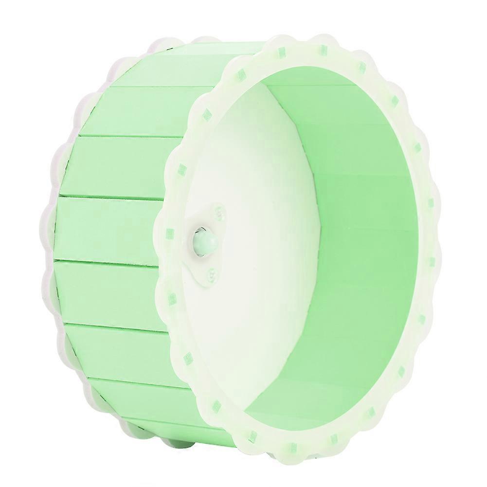 Wooden Running Wheel Low Noise Exercise Roller Spinner Toy for Hamster Rodent