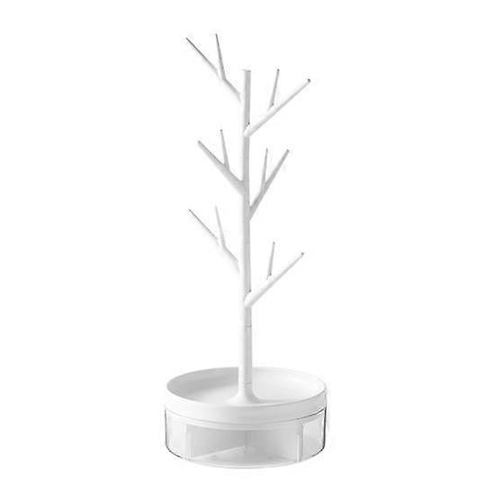 Keychain Display Stand 360 Degree Rotation Bedroom Supplies Fine Workmanship Earrings Ring Jewelry Holder Rack Convenient Keep Tidy