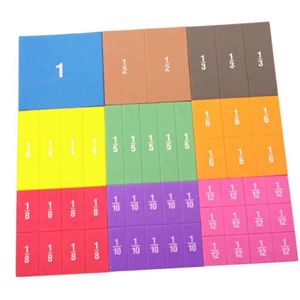 Magnetic Tiles, Visual/Tactile Learning, Soft Foam Magnetic Tiles, 22 Pieces,