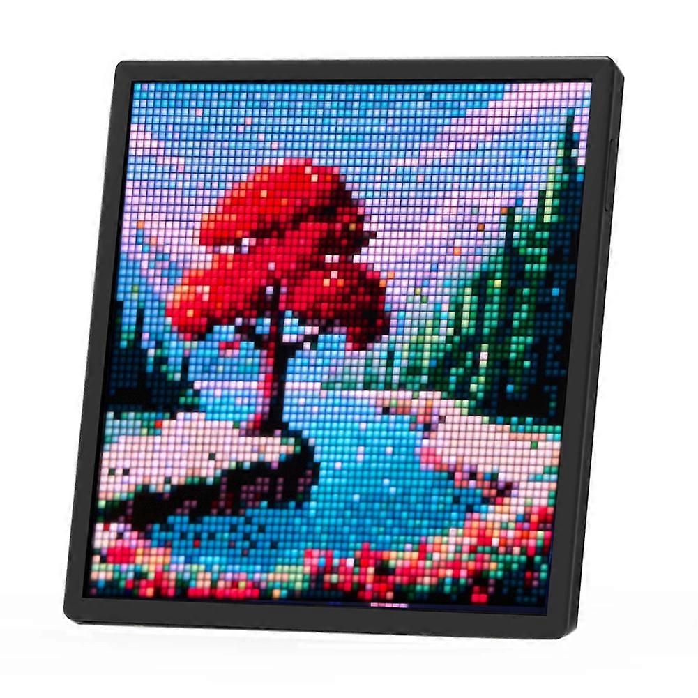 LED Pixel Display 64x64 RGB LED Matrix Panel Programmable Pixel Art Display with Bluetooth APP Control Pixel Screen