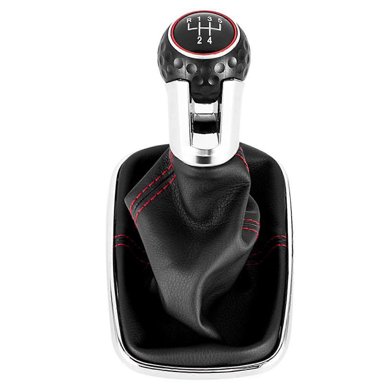 Manual Transmission Gear Shifter Knob Lever Shifter Gaiter Boot With 5/6 Speed 12mm For Golf Optimally Driving Comfort Multicolor