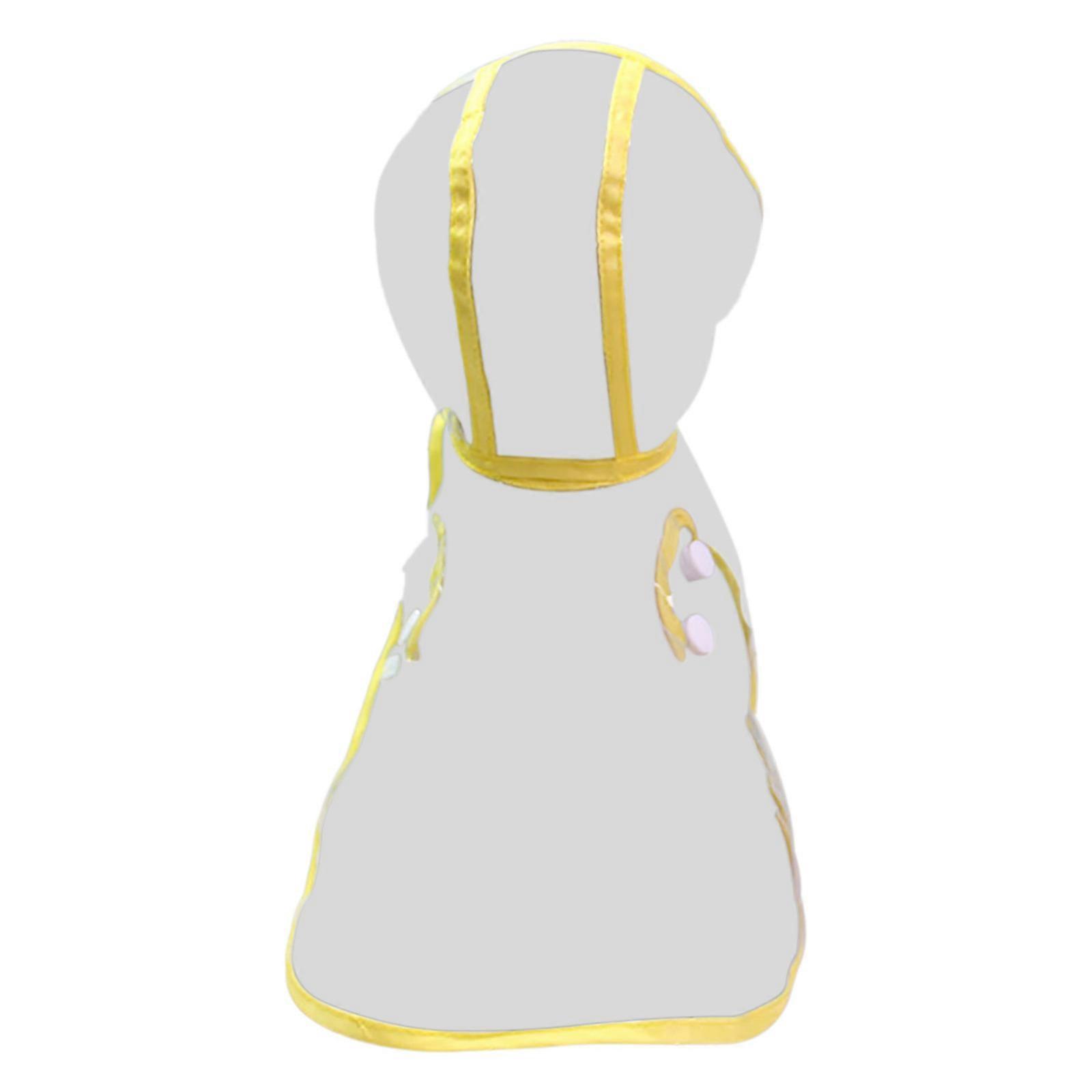 Dog Apparel Transparent Raincoat Yellow Dog Raincoat Spring And Summer Teddy Small Dog