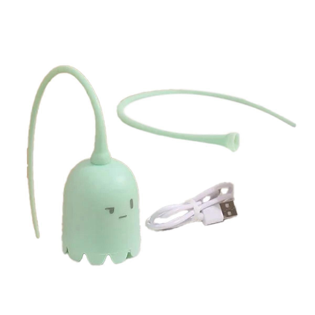 Interactive cat toy USB cat pet silicone automatically Green