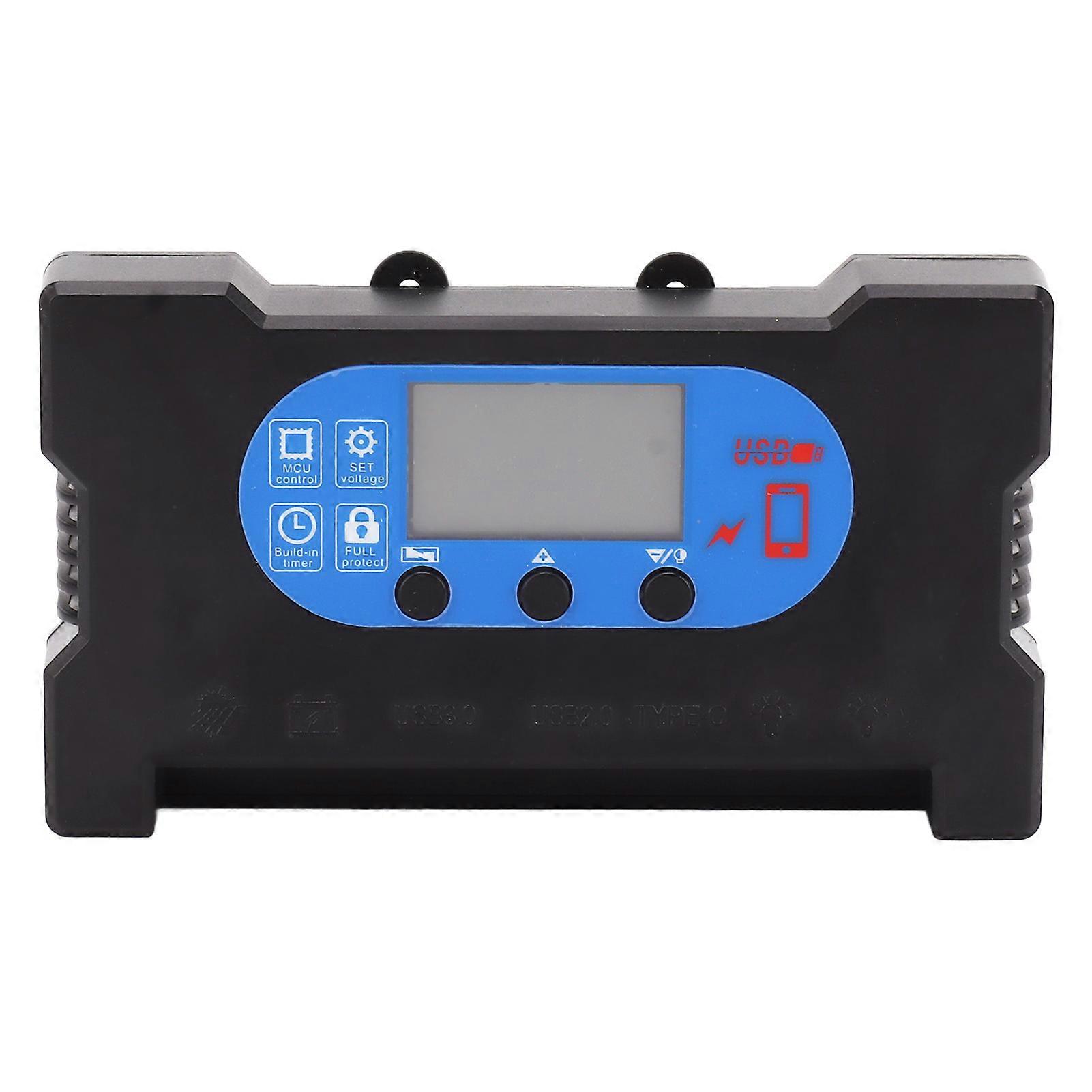 5V Solar Charge Controller Solar Panel Charge Controller with Fast Charging Dual USB Type C Port