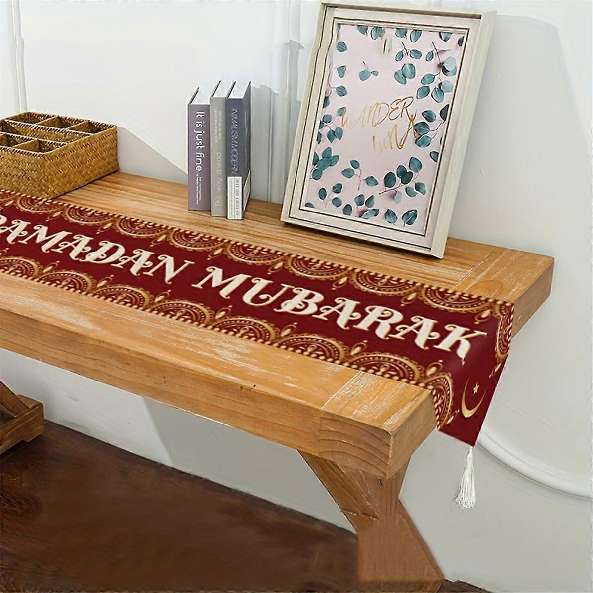 Ramadan Moon Decoration Desktop Flag, Family DiningAlien Table Flag,E