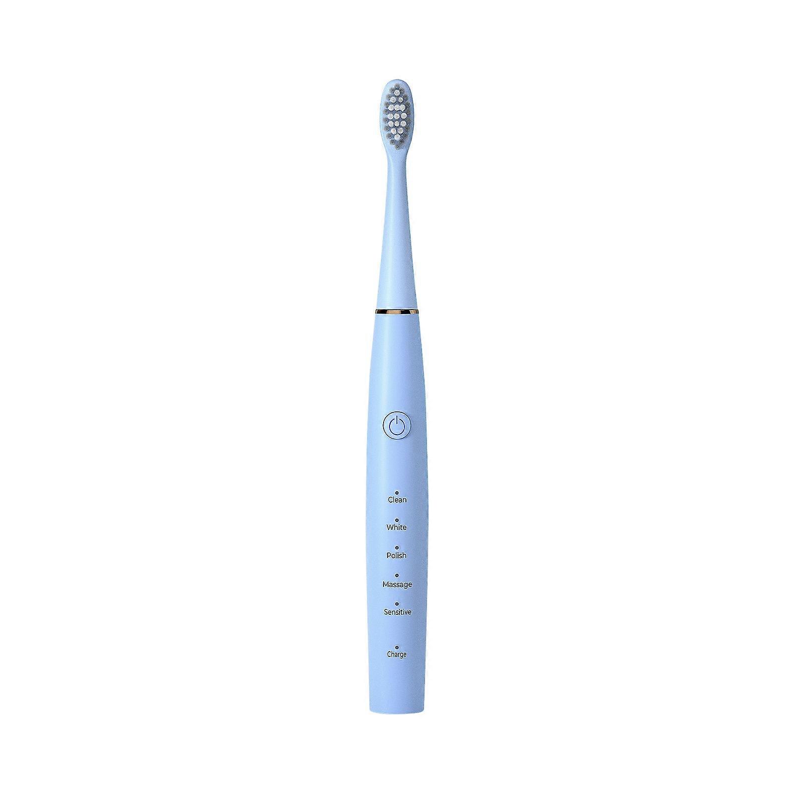 Toothbrush, Toothbrush With 2 Brush Heads, Smart 5-speed Timer Toothbrush IPX7 PUW7588