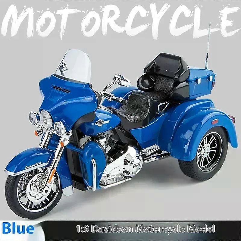 1:9 D-V TRI GLIDE ULTRA 高級三輪車合金ダイキャストモデル オートバイ収集 ホビー クラシック オーナメント ギフト フレンド