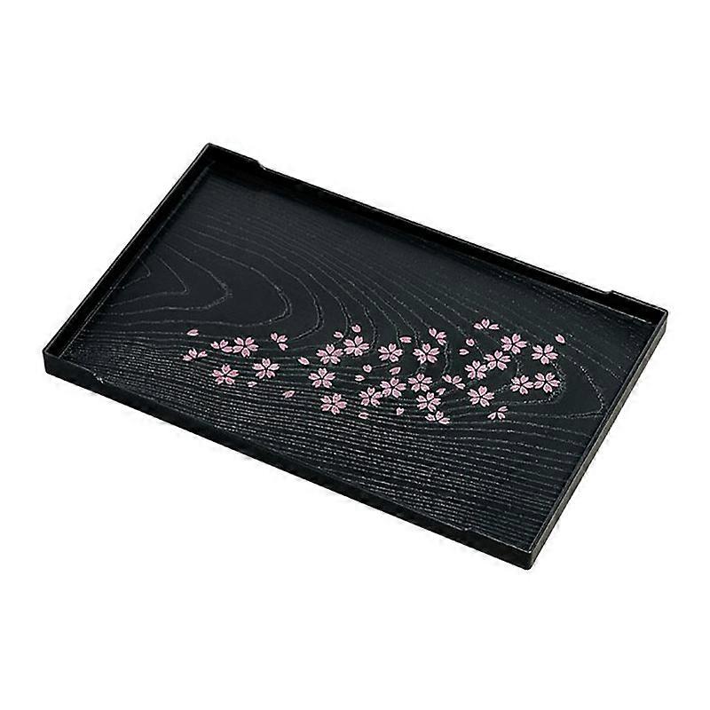 Cherry Blossom Pattern Tea Serving Tray, Japanese Style, 10 x 6.3inches