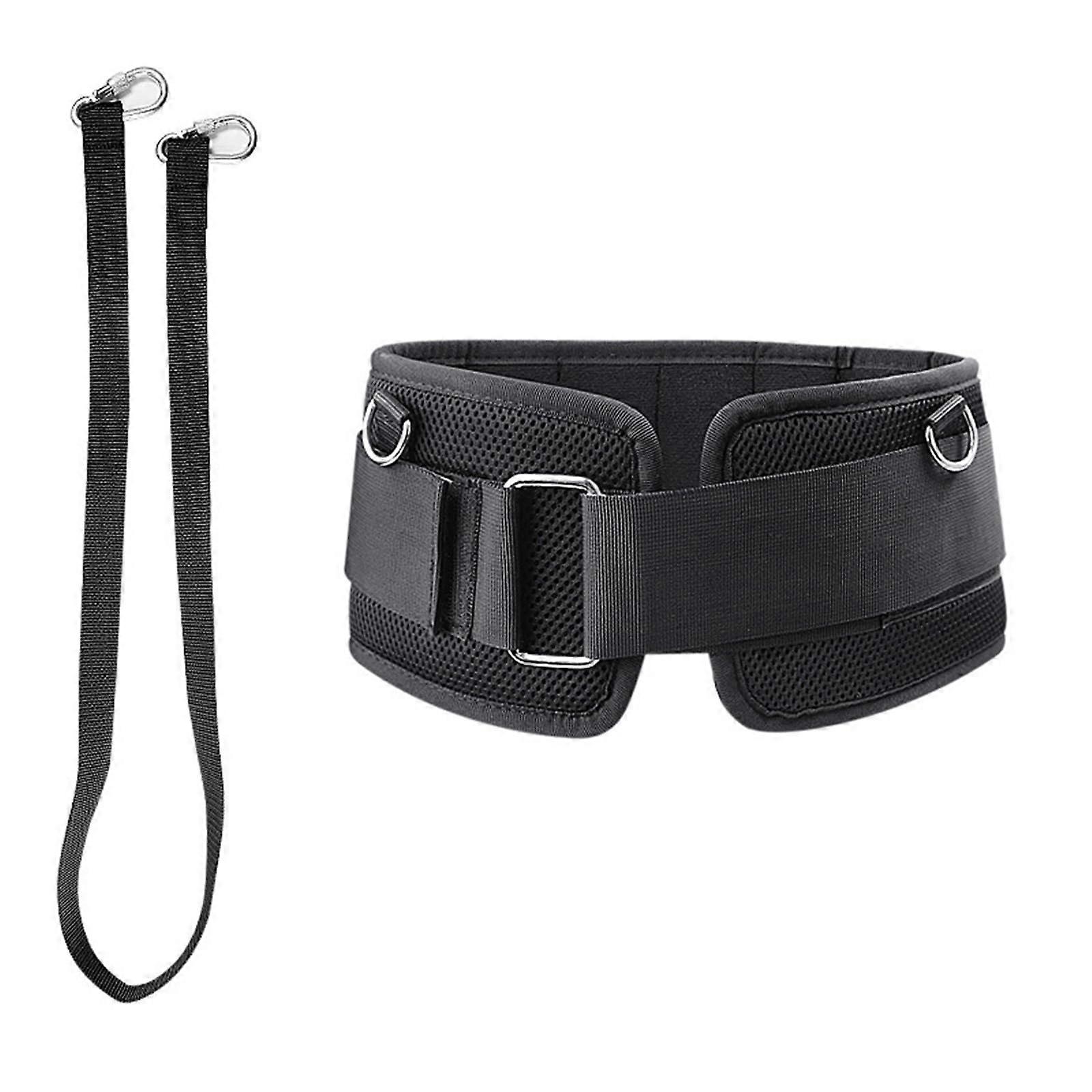 Comfortable Weighted Belt Thickened Weight Lifting Belt with Adjustable Strap for Bodybuilding Powerlifting and Squats