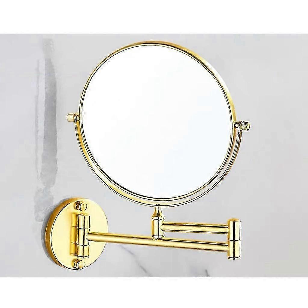 2x Double Sided Wall Mount 3X Magnifying Cosmetic Shaving Swivel Mirror