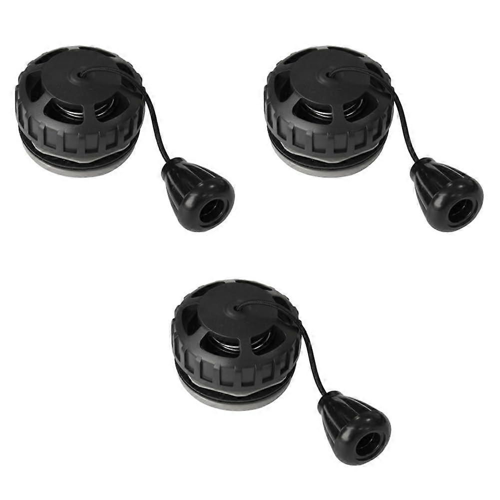 2 Inch Scuba Diving BCD Dump Valve Set, Over Pressure Release Valve for Diver Lift Bag, Black, 3-Pack