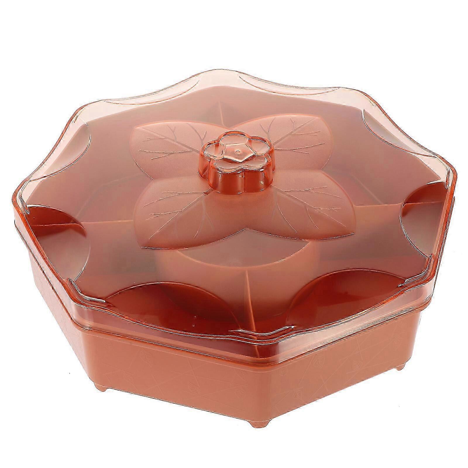 Party Snack Serving Tray Grande capacità diviso Piatto di frutta Plastica Nut Cake Candy Tray