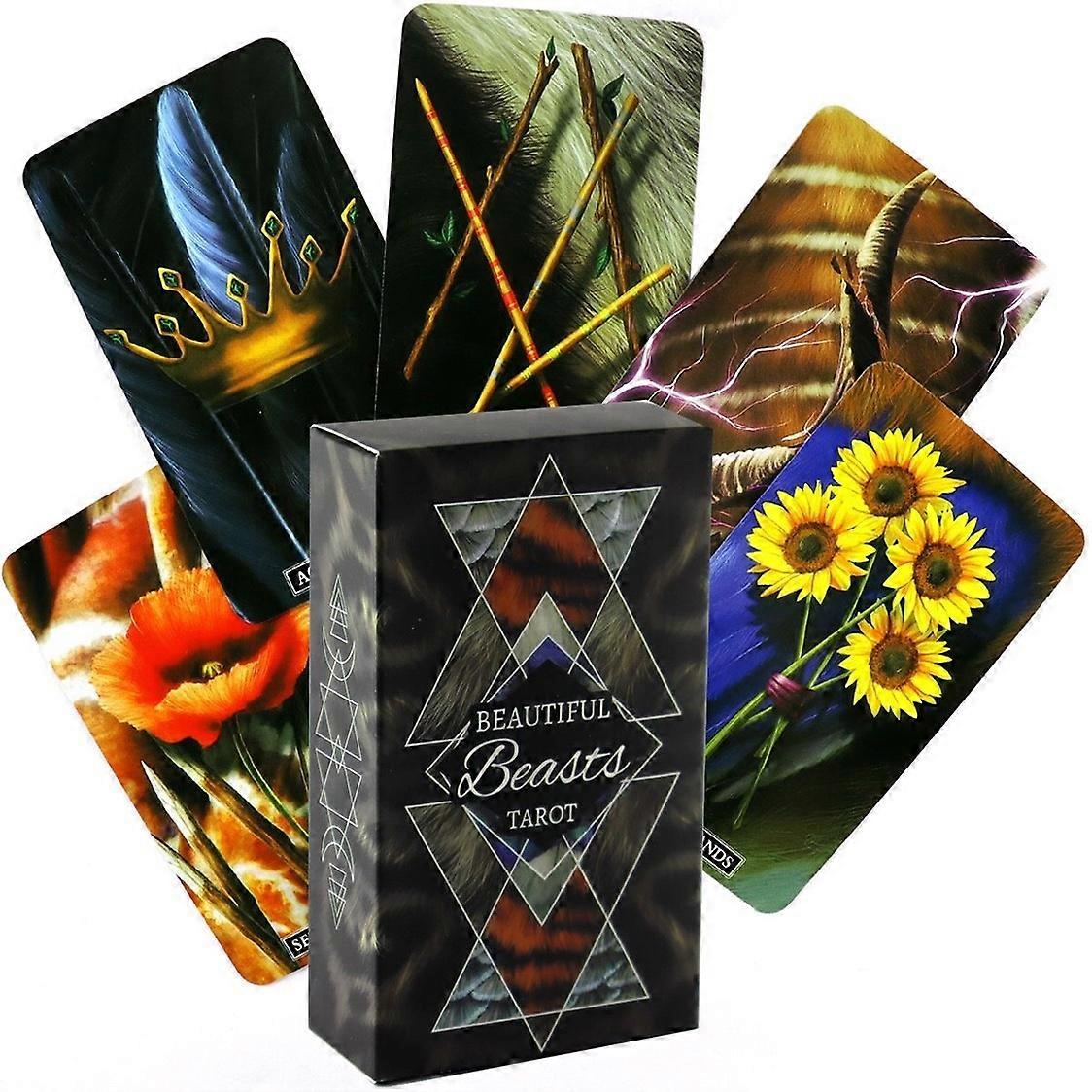 Beasts Tarot Deck: Oracle Card Game for Beginners Divination