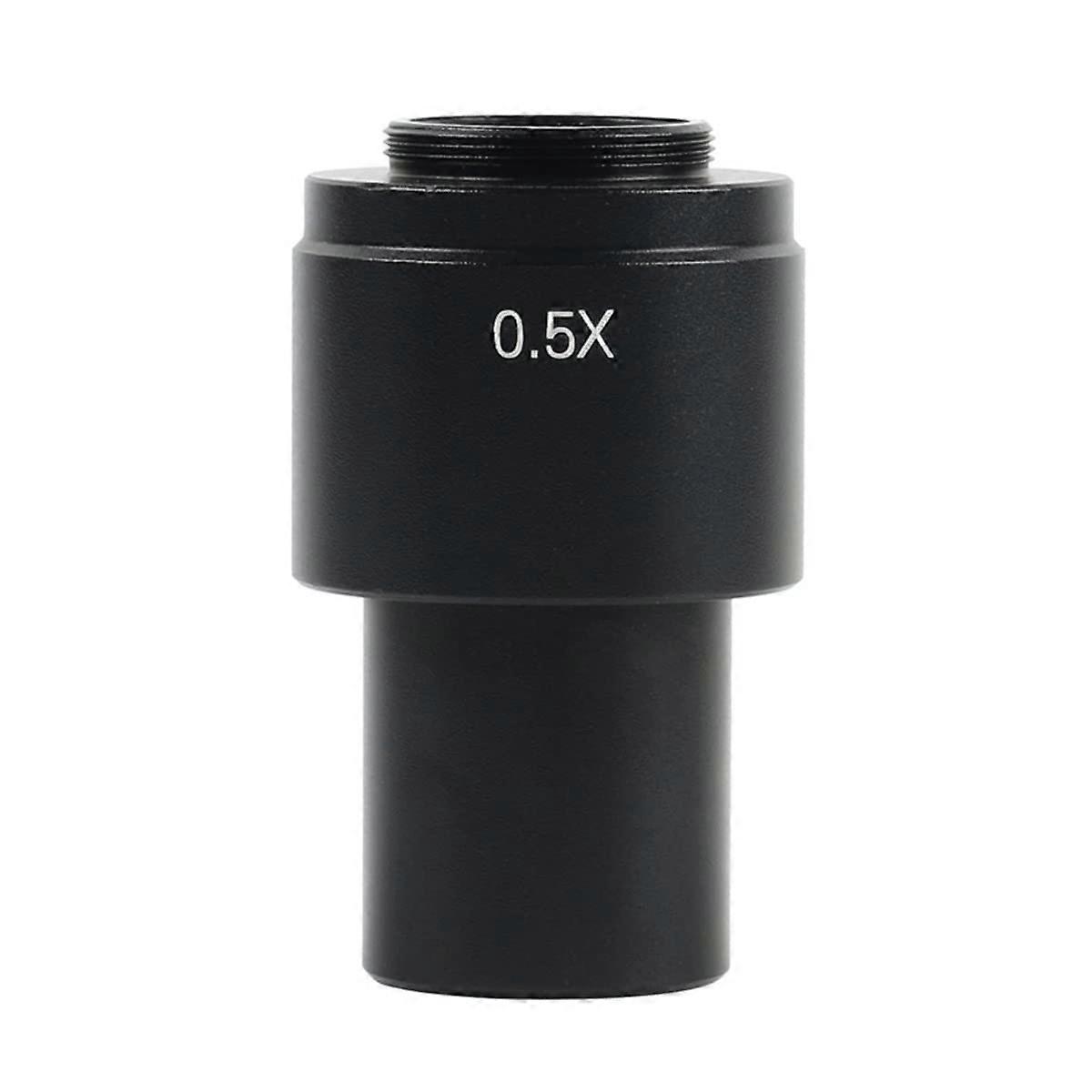 Microscope Kit 0.35X 0.5X 1X Lens Zoom C Mount Adapter Lens for 10A 0.7X~4.5X Camera Eyepiece Lens Microscope Lens Adapters (Color : 0.5X)