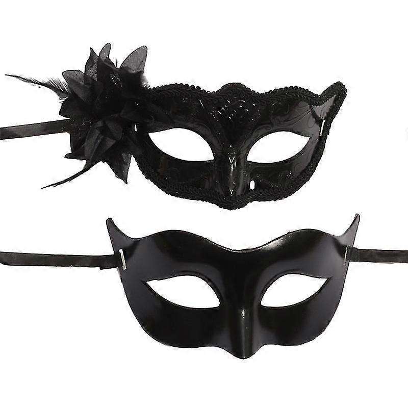 Cuplu Mascarada Mascarada Set Venetian Party Masca Costum Masca