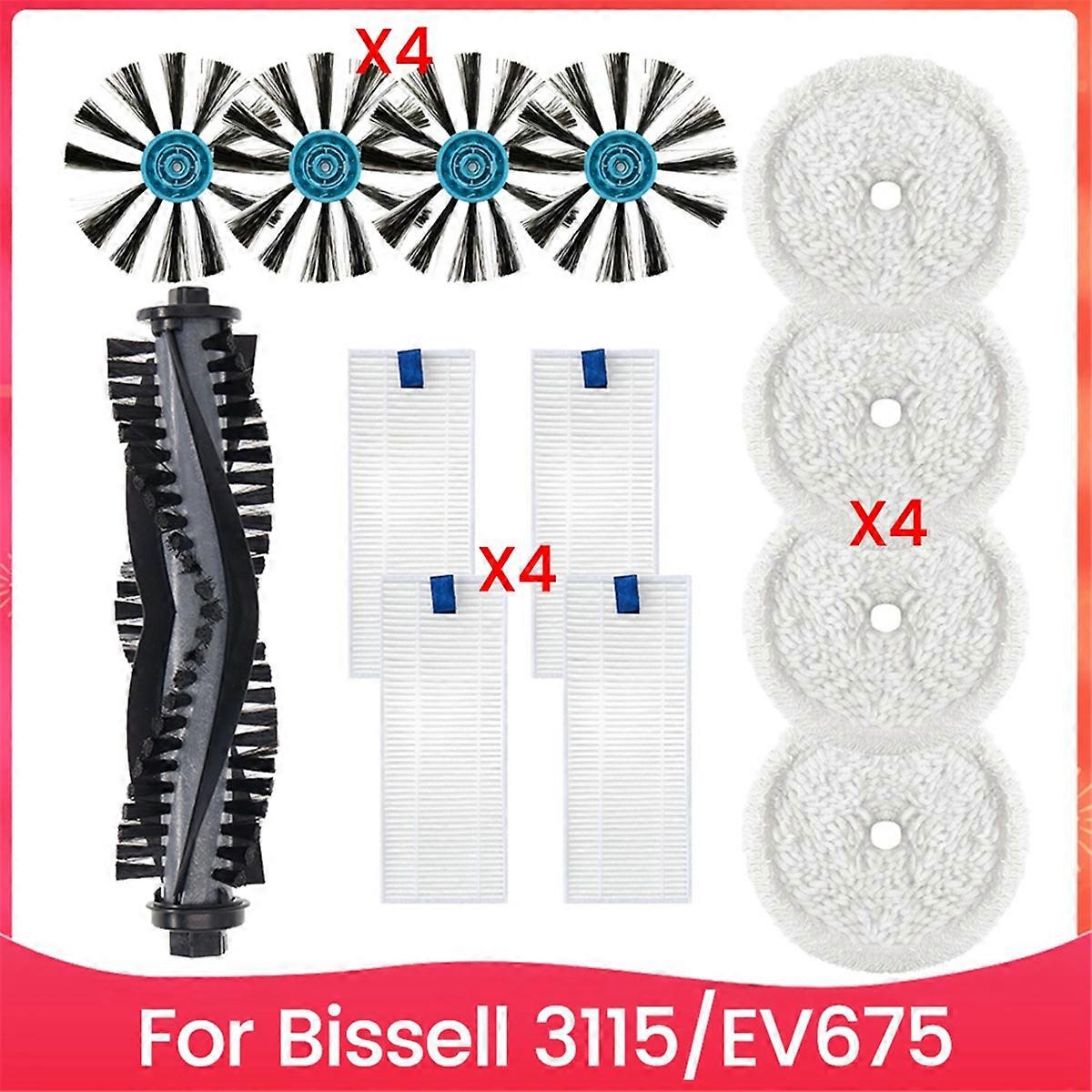 13PCS Vacuum Cleaner Brush Filter and Mop Cloth Set for Bissell Parts