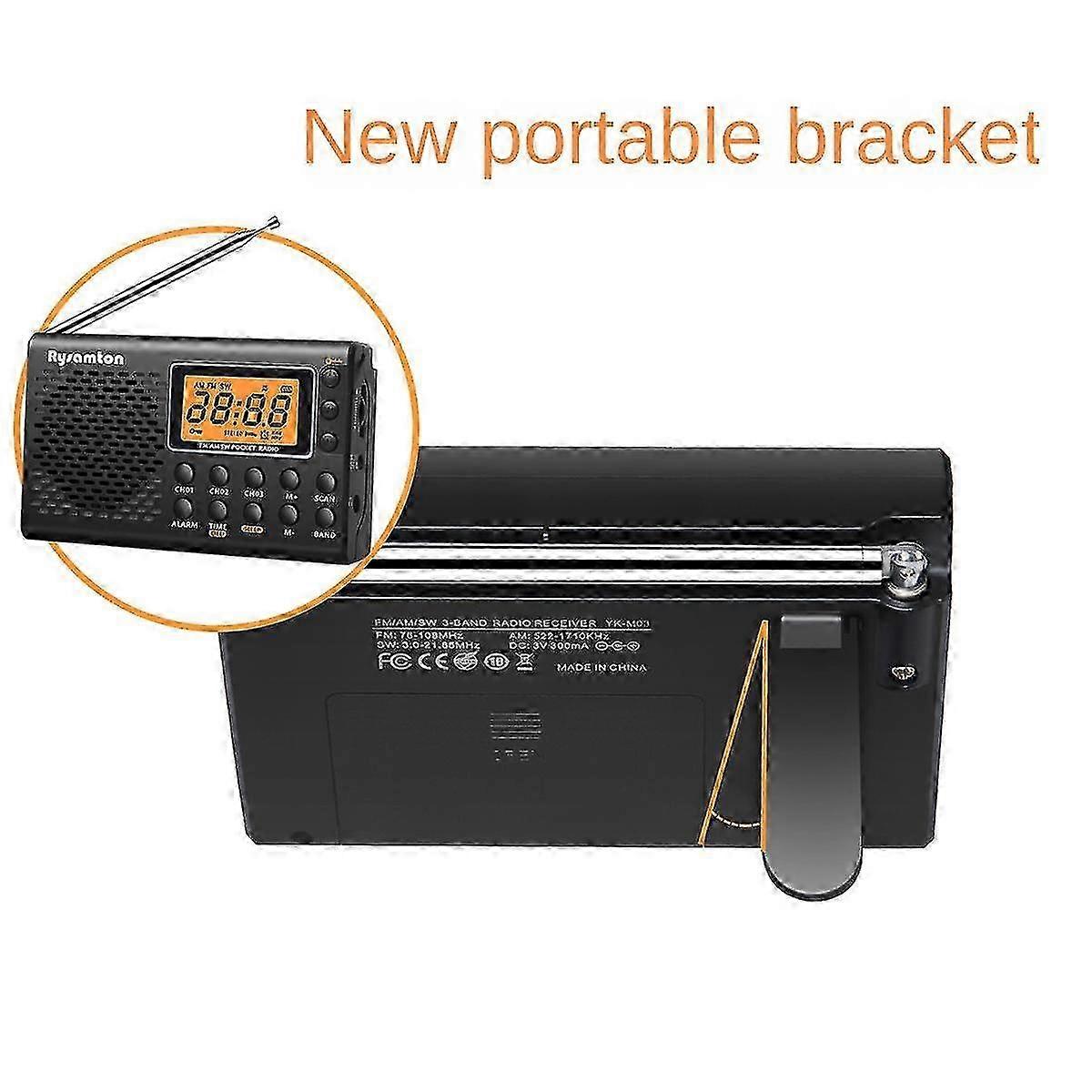 Digital Display Radio with Full Band FM AM SW Coverage and Stereo ...