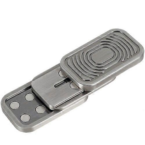 Magnetisk Push Slider Voksen Metall EDC Fidget Autisme Sensorisk Stressavlastning Leketøy