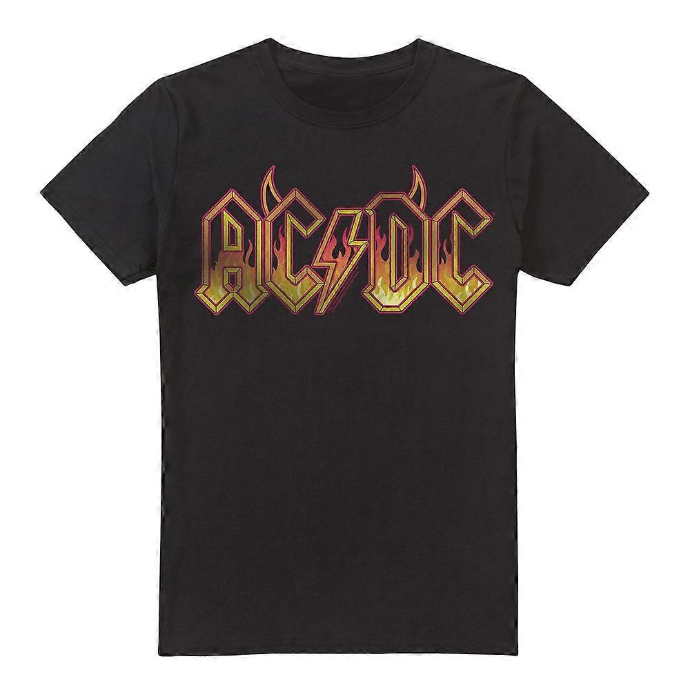AC/DC Pánské tričko s logem Fire
