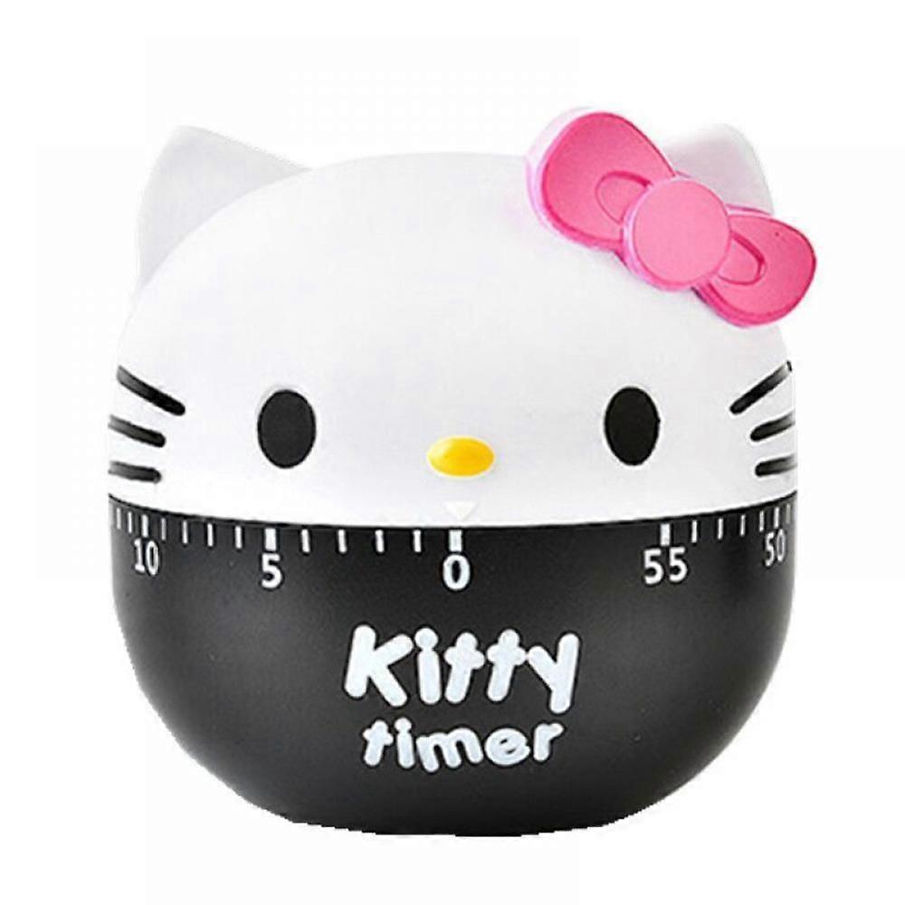 Cartoon Cat Manual Mechanical Timer, 60-minute Accurate Countdown Kitchen, Learning Timer.()